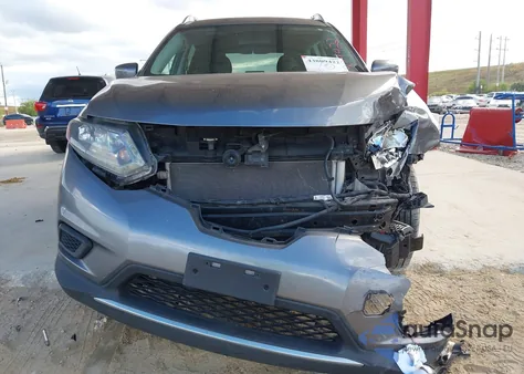 2016 Nissan Rogue Sv из США, поврежденный, VIN KNMAT2MV5GP733160